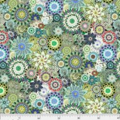 Floral Crochet - Green 108" Wide