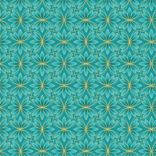 Alluring Butterflies - Petal Geo / Turquoise
