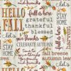 Hello Fall  Words Whitewash
