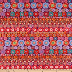 Kaffe Fasset Row Flowers Red