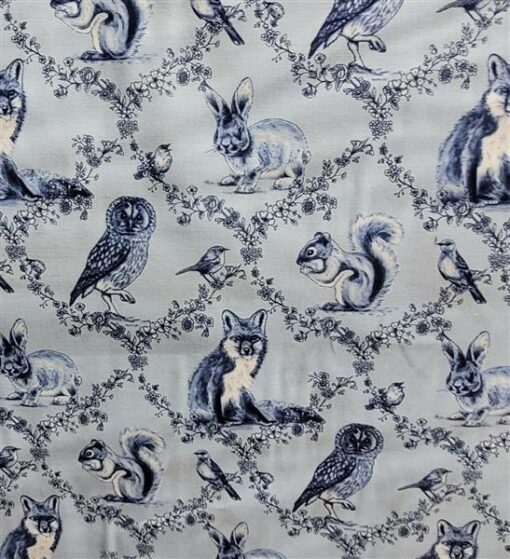 Woodland Forest Creatures-Blue