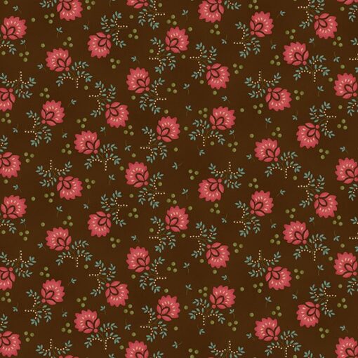 Gathering Baskets Big Flowers-Brown