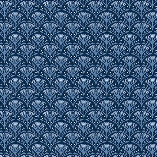 Blossom Scallop Navy