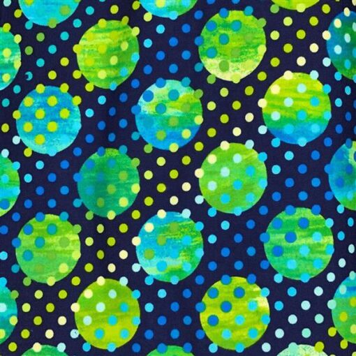 Sunburst Dot on Dot Navy