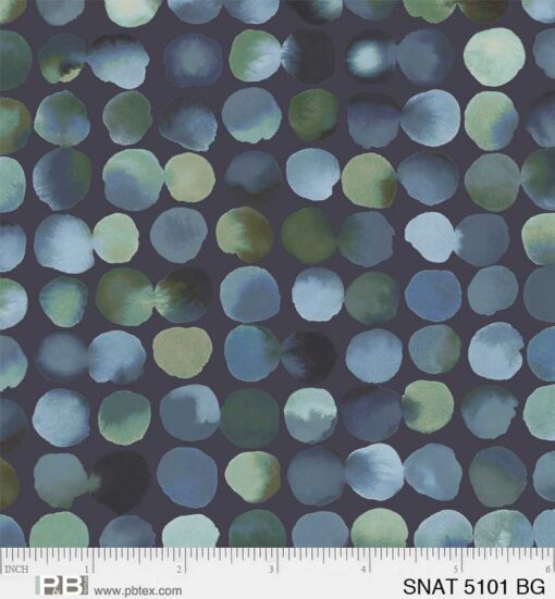 Watercolor Dot-Blue