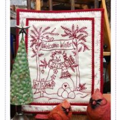 Welcome Winter Machine Embroidery - Bird Brain Designs