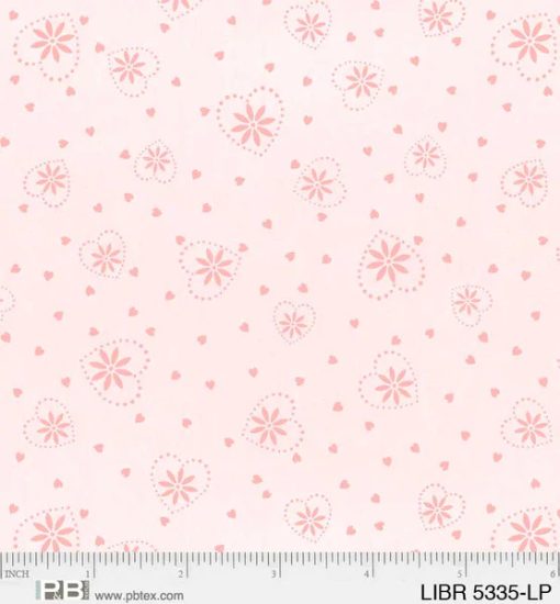 Love Birds - Tossed Hearts Light Pink