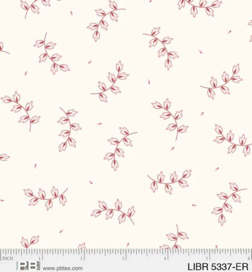 Love Birds - Tossed Vines Red