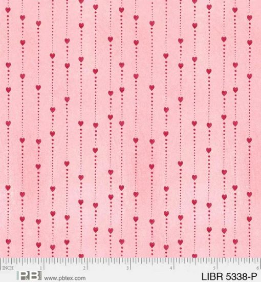 Love Birds - Heart Stripe Pink