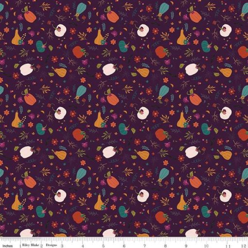 Little Witch Pumpkin Patch Purple