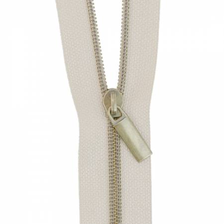 Zipper by the yard - Beige Tape & Antique Coil