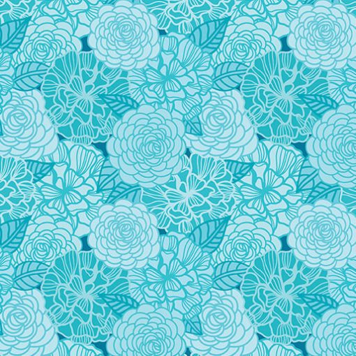 Blooms Turquoise(Rooville)