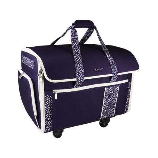 Sewing Case Rolling XL Plum Confetti