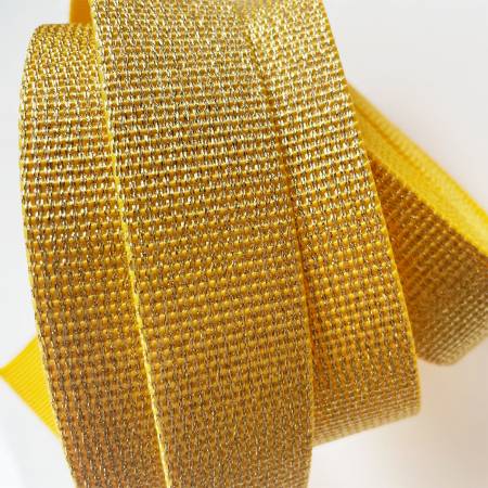 Glitter Webbing - Gold
