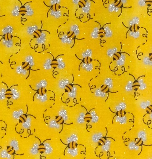 Mini Bees with Glitter