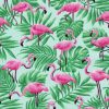 Flamingos in Palm Leaves