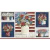 Patriotic Bouquet Panel - Farmhouse Americana Fame