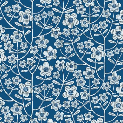 Blooming Color 2 - Brynn Blue - 108" Wide