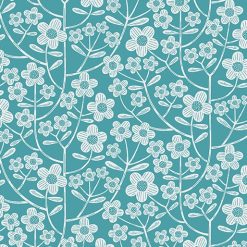 Blooming Color 2 - Brynn Turquoise 0 108" Wide
