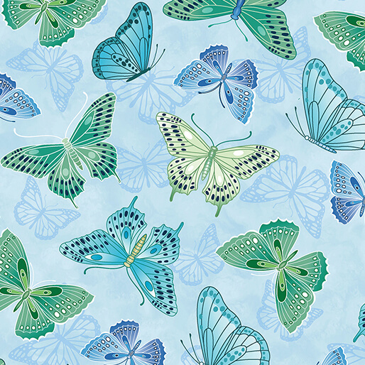 Butterfly Dance Light Blue - Butterfly Calypso