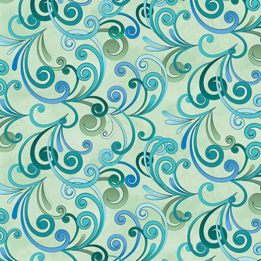 Calypso Swirl Light Green - Butterfly Calypso