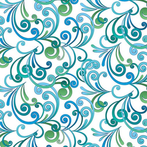 Calpyso Swirl White - Butterfly Calypso