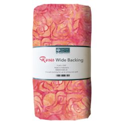 Roses Wide Backing - Sherbert