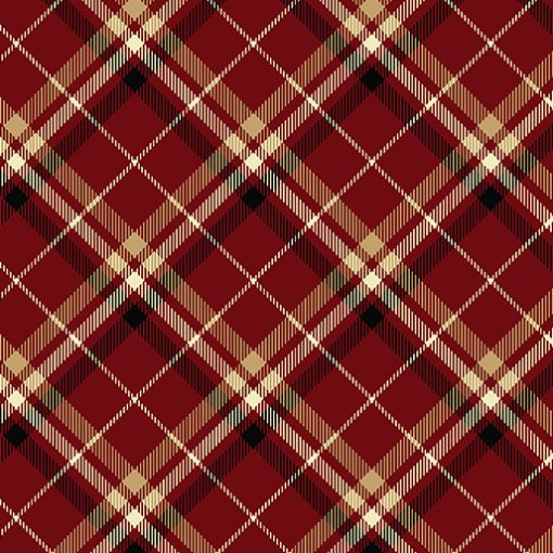 Tartan Plaid 108' "Wide - Burgnady