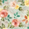 Country Time Roses - Seafoam