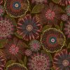 108" Flora Dora - Floral Medallions - Autumn
