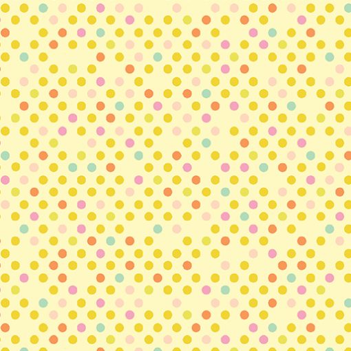 Confetti Drop Light Yellow - Dazzle Dots 2