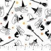 Hip Hip Halloween - Multi - Comical Coven - Northcott Fabrics