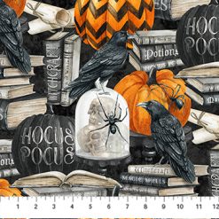 Spellbound - Black Multi - Feature - Northcott Fabrics