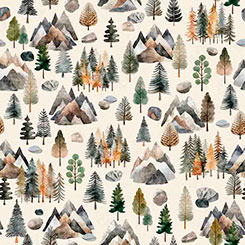 Big Foot - Pine Trees - Cream