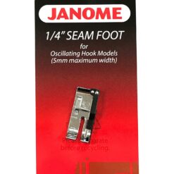 Janome 1/4 Inch Seam Foot for Oscillating Hook Models 5mm