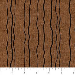 Modern Elements - Rust - Wiggle Stripe