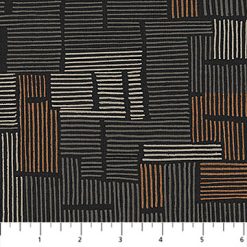 Modern Elements - Black Multi - Fractures