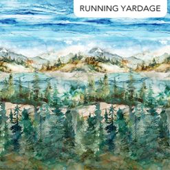 The Great Outdoors - Mountain Ombre - Teal Multi