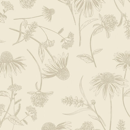 Coneflower Tonal Natural - 108"