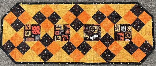 Halloween 4-Patch Fabric Kit & Pattern