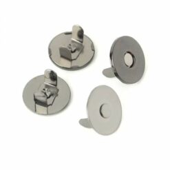Two Magnetic Snaps 3/4" - Gunmetal