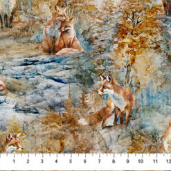 Fox Den - Blue Multi - Fox Dense