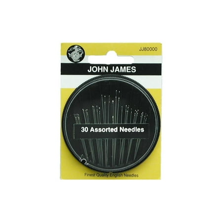 John James Needles Assorted 30pc Card