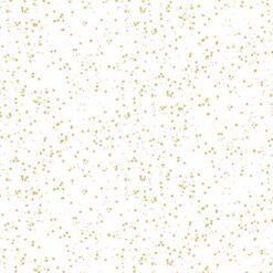 White/Gold Sparkle Sparkly Basic - P&B Textiles