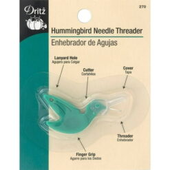 Dritz Hummingbird Needle Threader  Green