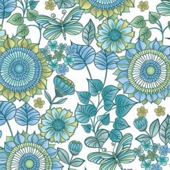 Calypso Floral White - Butterfly Calypso