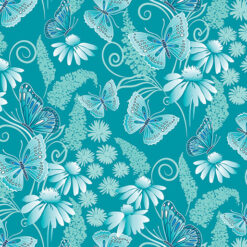 Calypso Dreams Teal - Butterfly Calypso