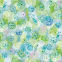 Awakening - Scribble Circles, Green Multi