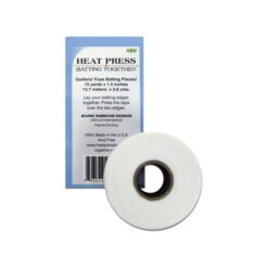 Heat Press Batting Together Seam Tape 1.5 x15yd Wh