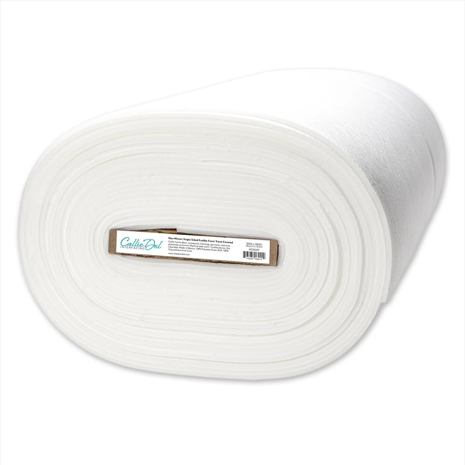 Single Sided Fusible Foam - 30" Wide